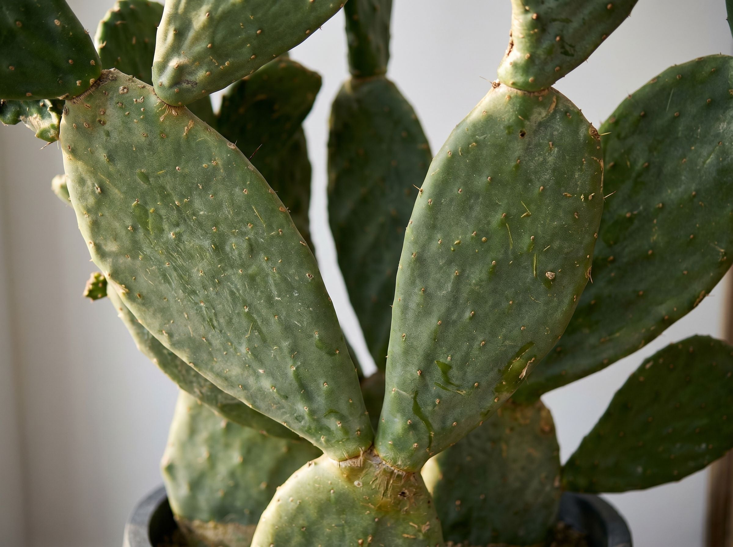 Cactus Opuntia schijfcactus volledige plant