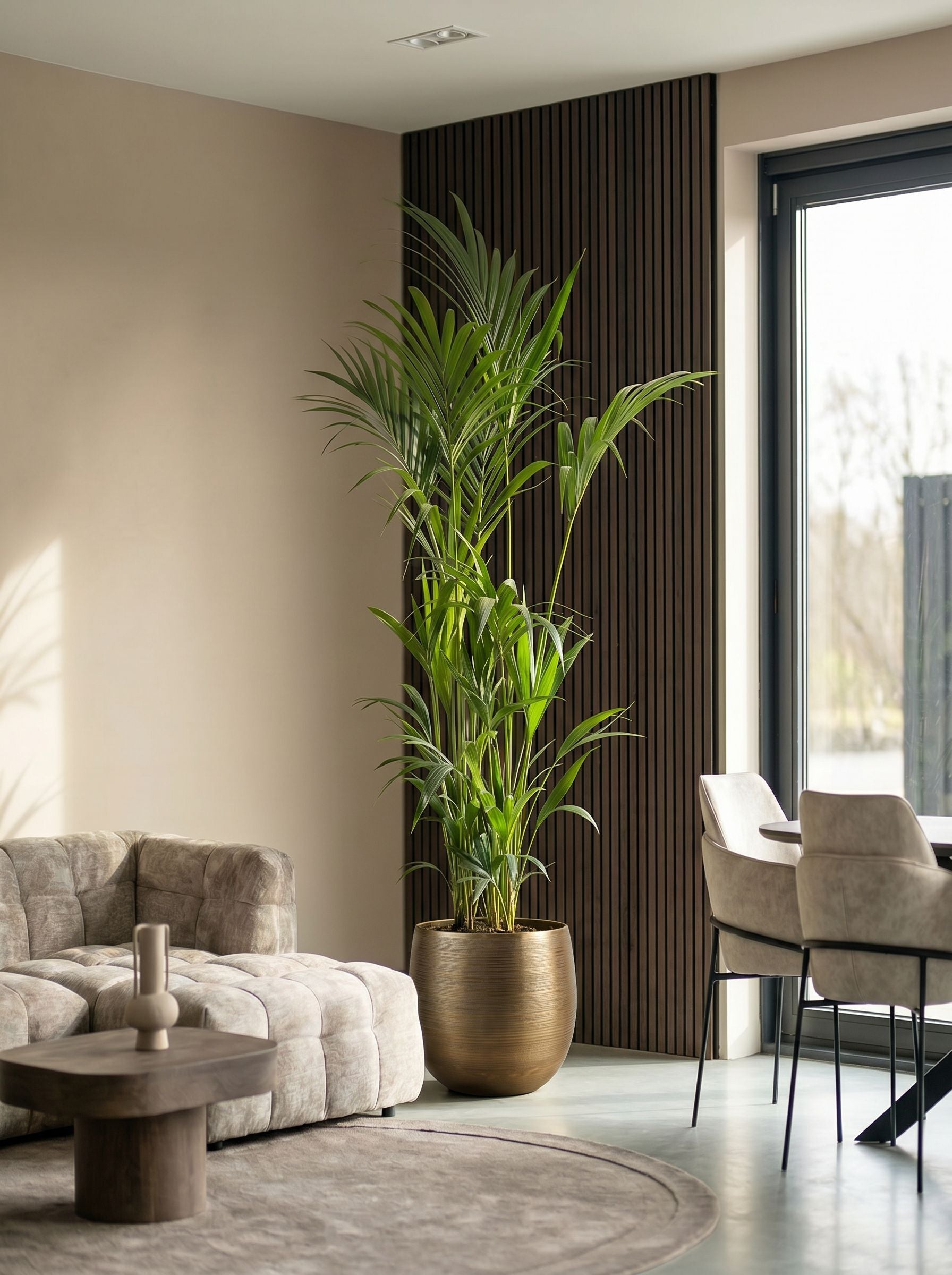 Howea Forsteriana met nieuwe pot