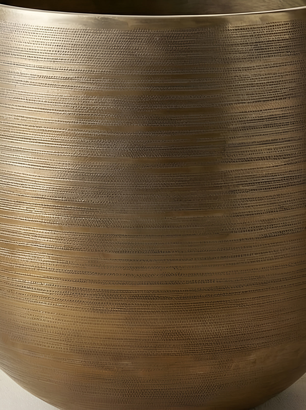 Rowen Gold plantenpot structuur