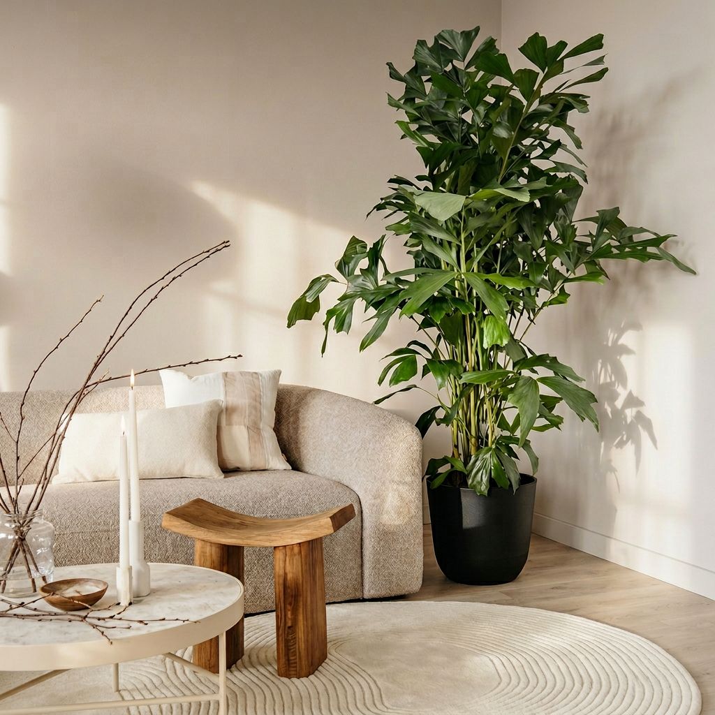 Caryota Mitis in bohemian interieur - Plantelièr