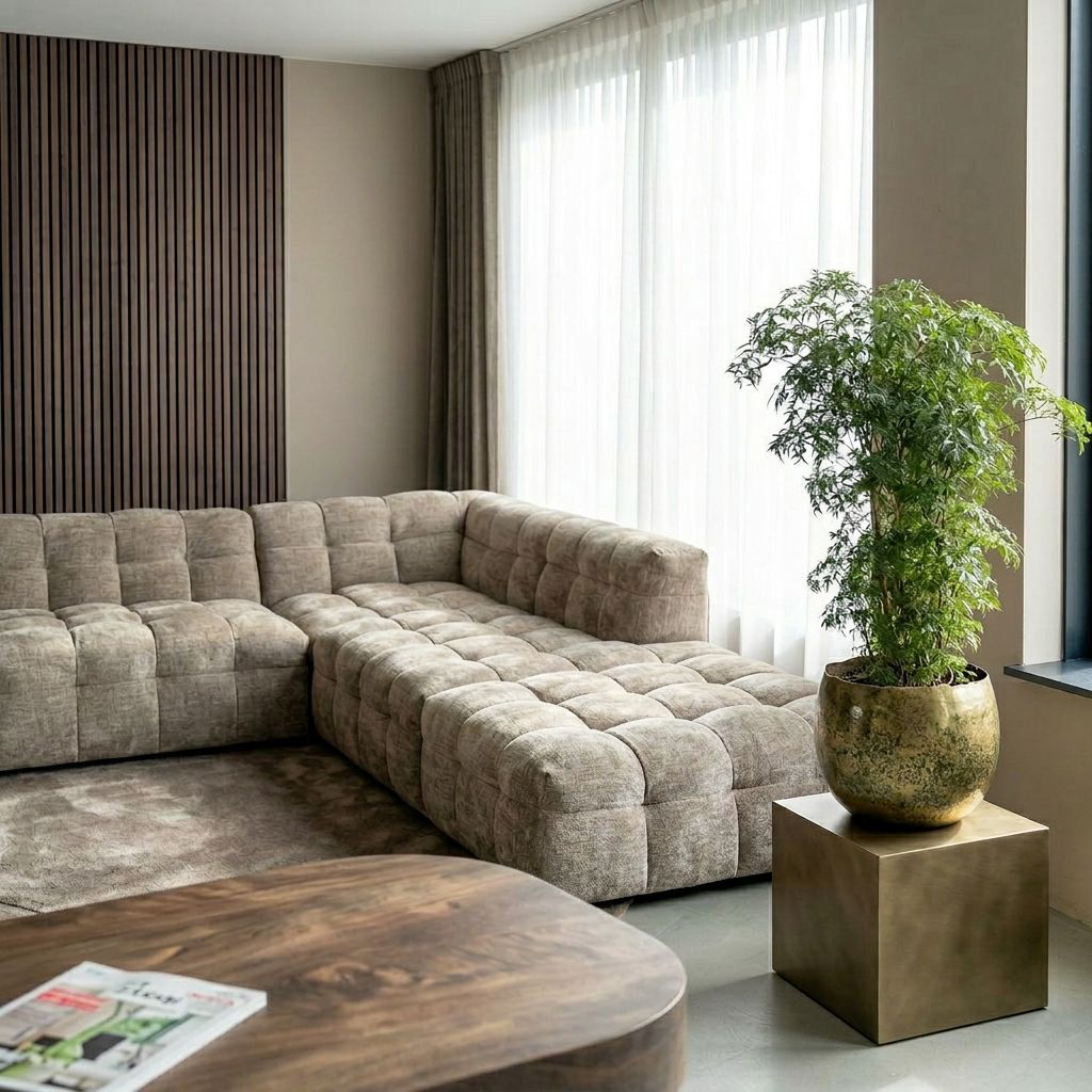 Polyscias Fruticosa in bohemian interieur - Plantelièr