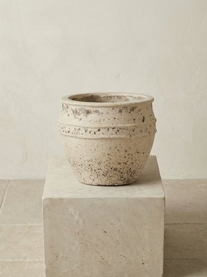 Athena Chalk White keramische plantenpot Ø29–41 cm
