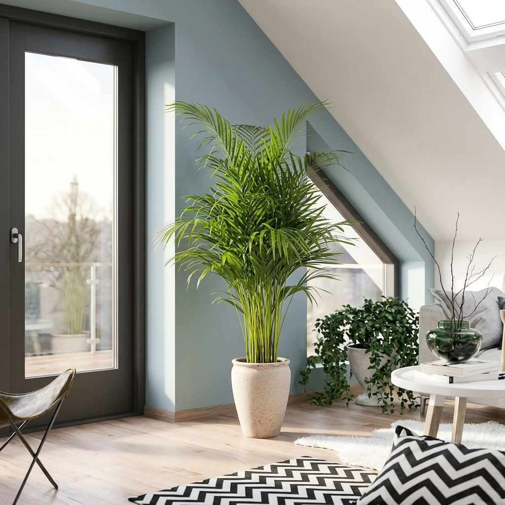 Dypsis Areca Lutescens in bohemian interieur