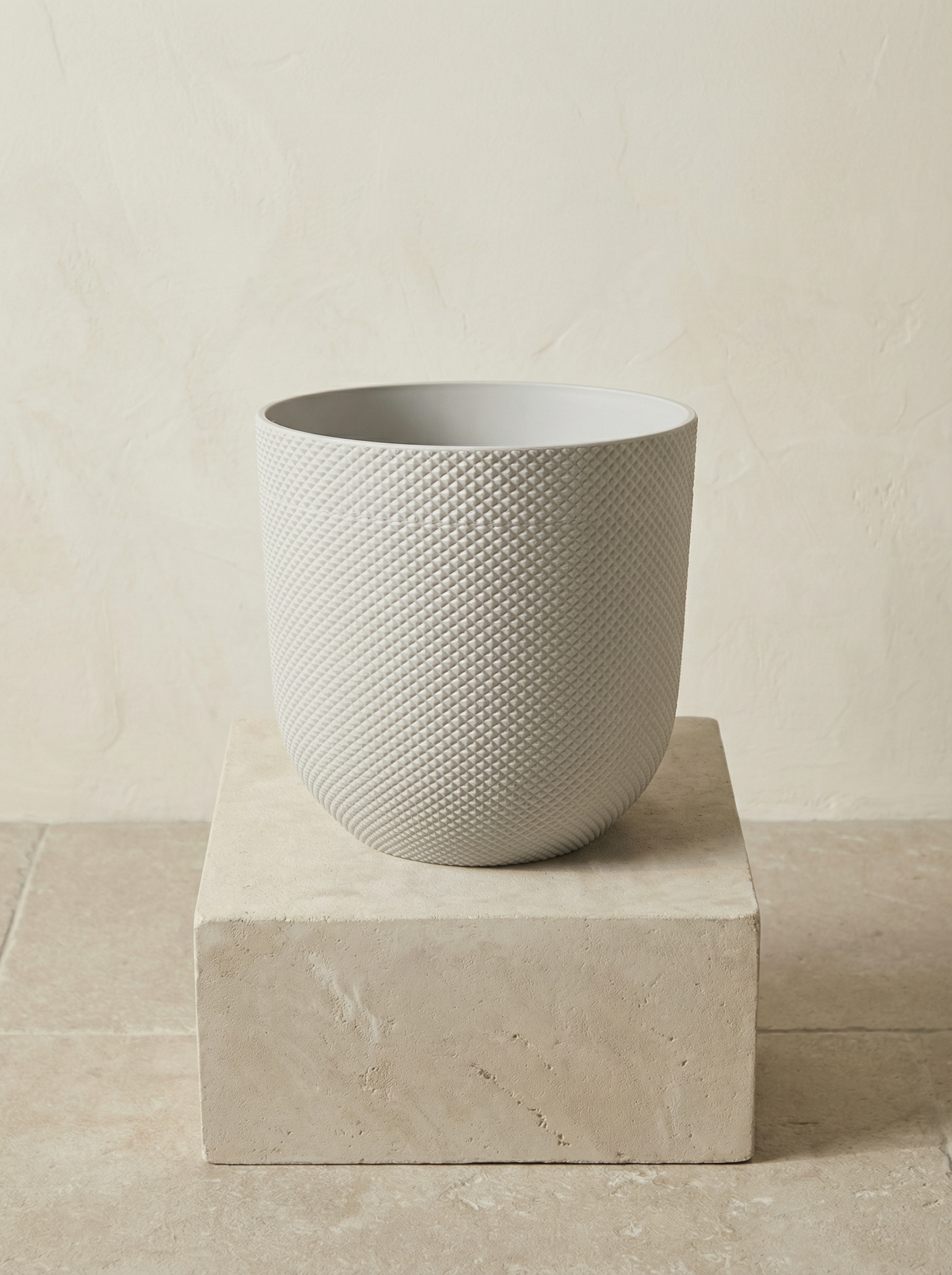 Elho Jazz Round Wit keramische plantenpot Ø14–26 cm