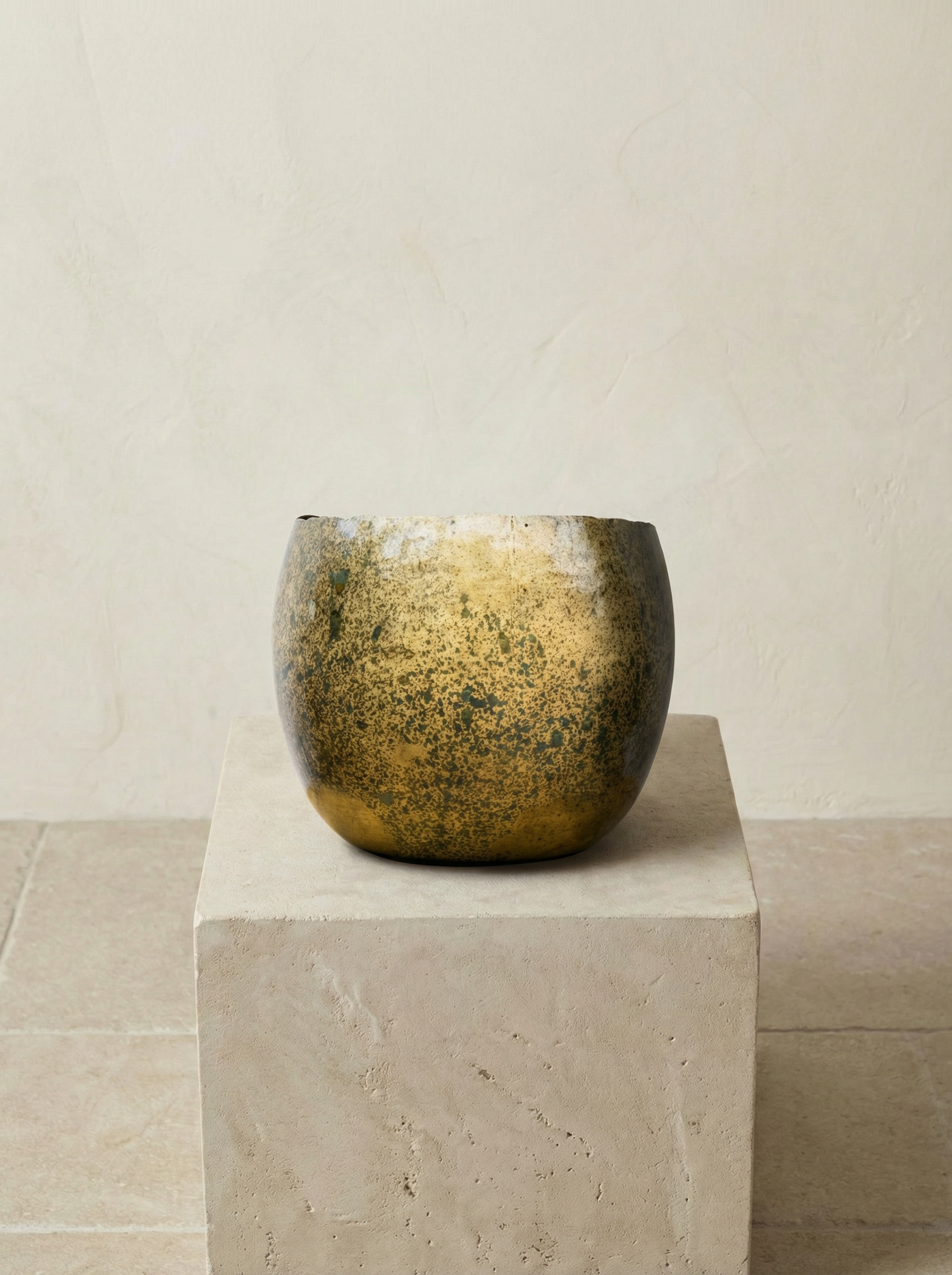 Ellen Brass keramische plantenpot Ø25–38 cm