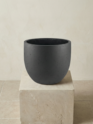 Grigio New Egg Antraciet keramische plantenpot Ø36–65 cm