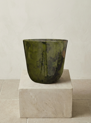 Palermo Marble Groen keramische plantenpot Ø27–40 cm