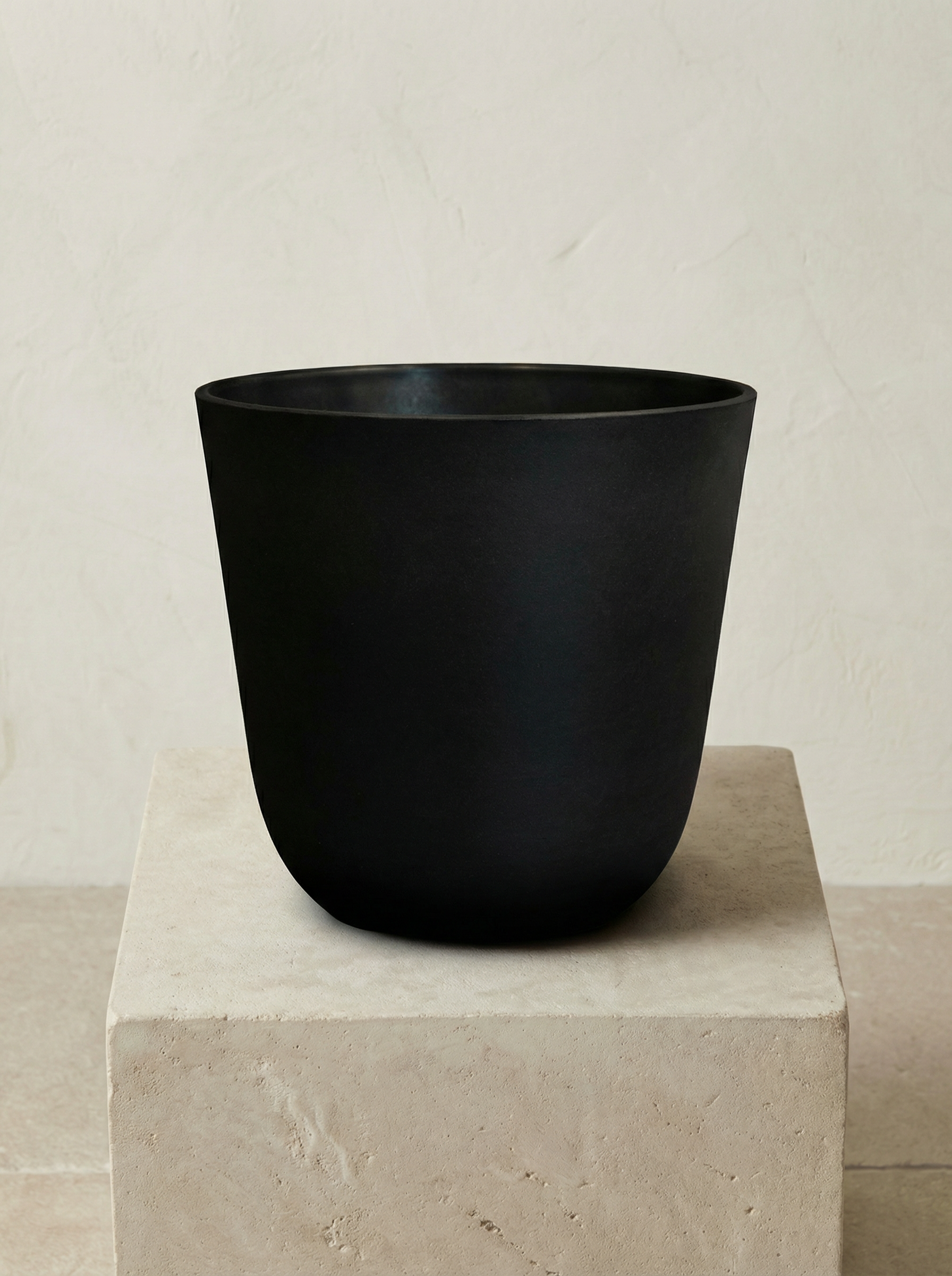 Palermo Zwart keramische plantenpot Ø35–40 cm