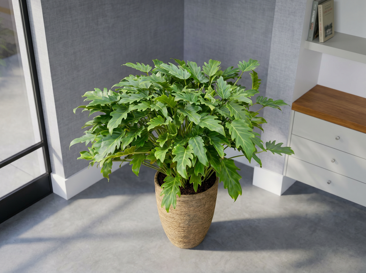Philodendron Xanadu in urban jungle interieur