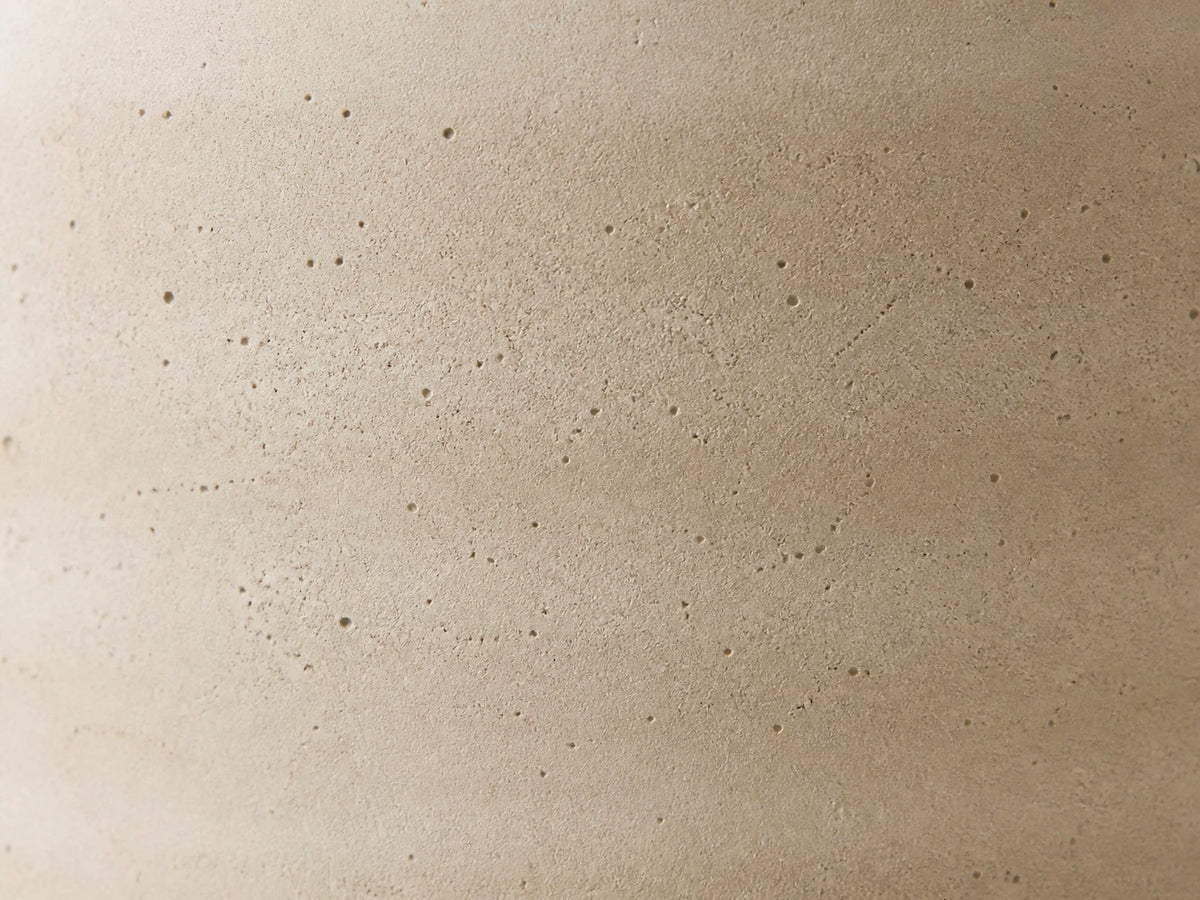 Dax Beige Washed XL hoge vloerpot in verweerde finish