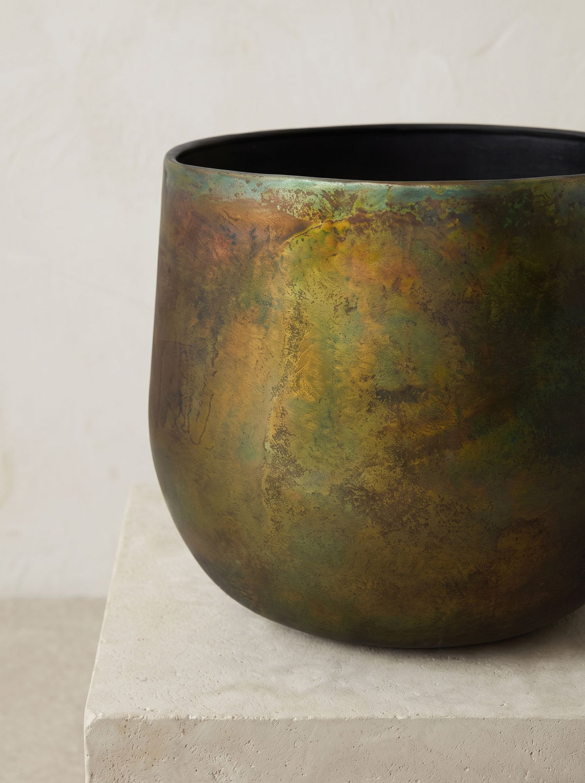 Elisa Vintage Green plantenpot close-up