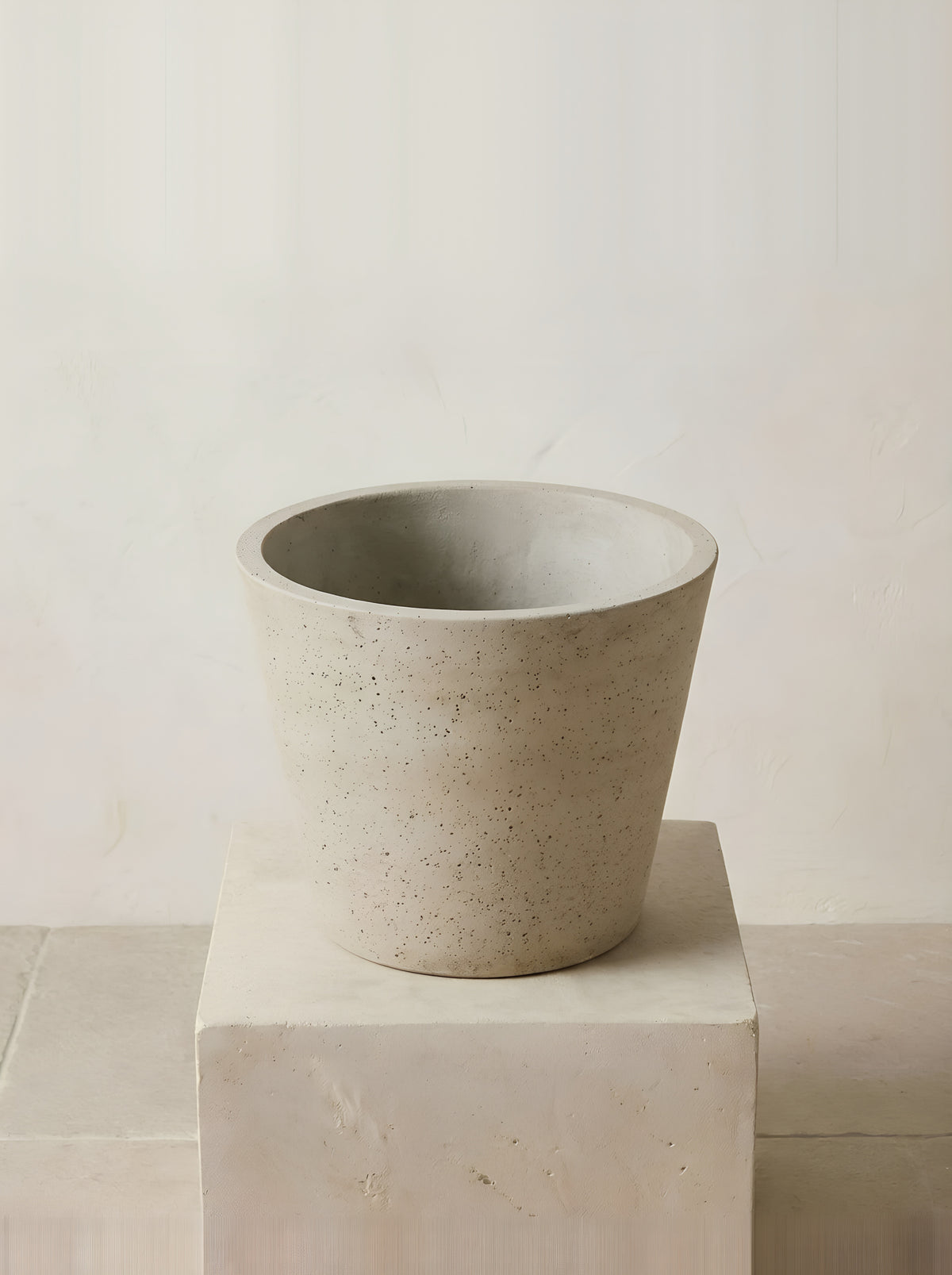 Sage Bucket Beige Washed plantenpot