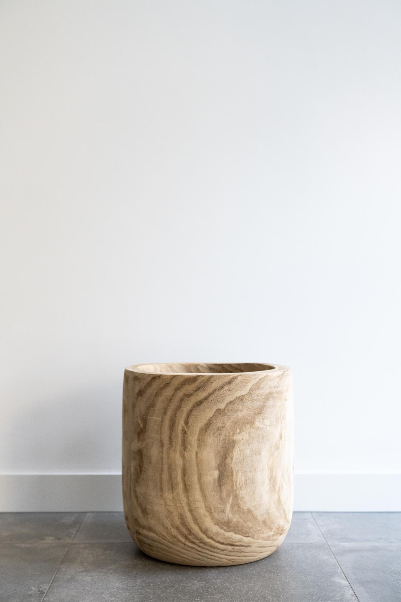 Pia Houten Pot pot in landelijk interieur